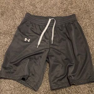 Boys Under Armour Grey Shorts